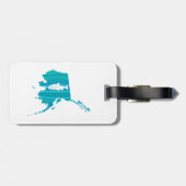 アラスカウェーブサーモン魚釣り ラゲッジタグ (裏面横)