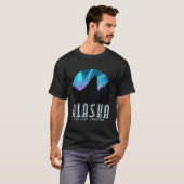 アラスカウルフザラストフロンティア自然 Tシャツ (正面フル)