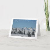 アラスカカードのメリークリスマス シーズンカード (裏面)