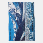 アラスカキッチンタオルのラゲ氷河 キッチンタオル (縦)