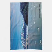 アラスカキッチンタオルのラゲ氷河 キッチンタオル (縦)