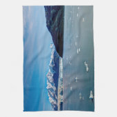 アラスカキッチンタオルのラゲ氷河 キッチンタオル (縦)