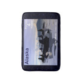 アラスカキラー鯨類切手 バスマット (正面縦)