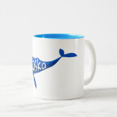 アラスカクジラ ツートーンマグカップ (正面右)