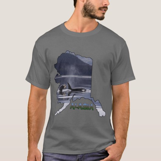 アラスカクジラ Tシャツ (正面)
