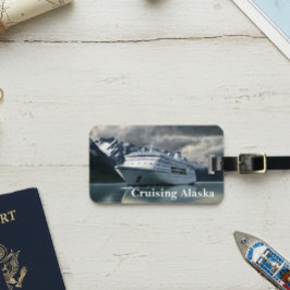 アラスカクルージング船オン海 ラゲッジタグ