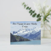 アラスカクルーズのボンボヤージュカード ポストカード (スタンド正面)