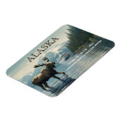 アラスカクルーズクルージングムースキャビンマーカー マグネット (左側)