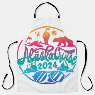 アラスカクルーズシップバケーションデザイン エプロン
