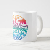 アラスカクルーズシップバケーションデザイン ジャンボコーヒーマグカップ (正面右)