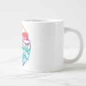 アラスカクルーズシップバケーションデザイン ジャンボコーヒーマグカップ (右)