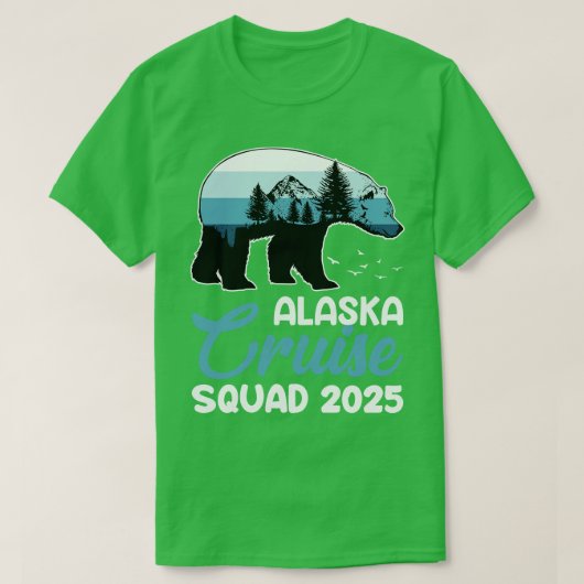 アラスカクルーズスクワッド2024マッチングファミリーグループアラ Tシャツ (デザイン正面)