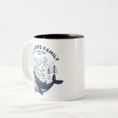 アラスカクルーズトリップカスタムファミリーマッチンググループ ツートーンマグカップ (正面左)