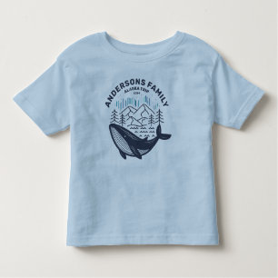 アラスカクルーズトリップカスタムファミリーマッチンググループ トドラーTシャツ