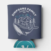 アラスカクルーズトリップカスタムファミリーマッチンググループ 缶クーラー (裏面)