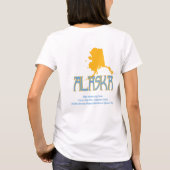 アラスカクルーズバケーション記念日 Tシャツ (裏面)