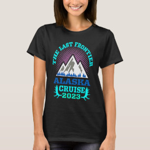 アラスカクルーズ船エッセンシャル2023最後の最前線 Tシャツ