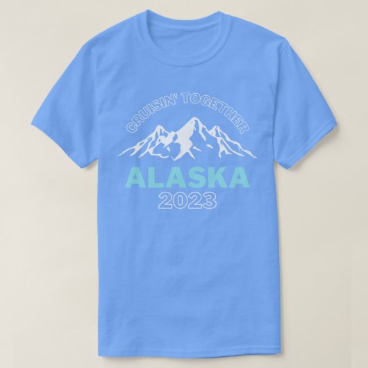 アラスカクルーズ11 Tシャツ (デザイン正面)