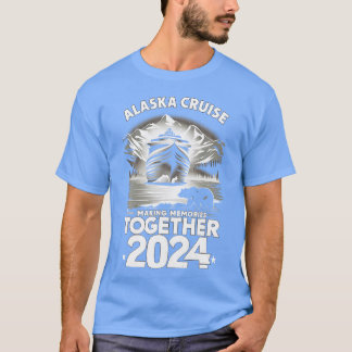アラスカクルーズ2024マッチングファミリーフレンズTシャツ Tシャツ