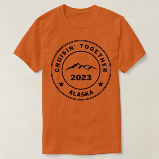 アラスカクルーズ9 Tシャツ (デザイン正面)