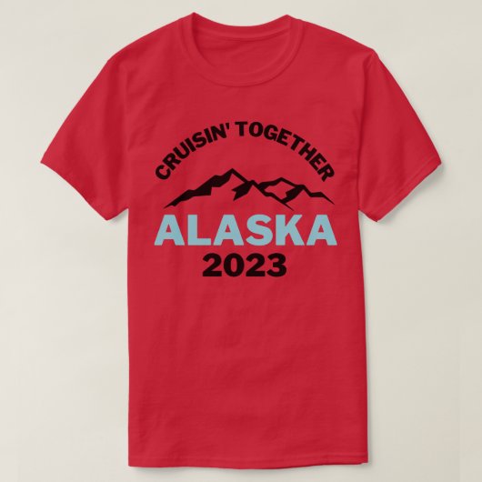 アラスカクルーズ Tシャツ (デザイン正面)