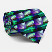 アラスカコラージュの北方灯 ネクタイ (ロール)