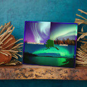 アラスカコラージュの北方灯 フォトプラーク (側面)