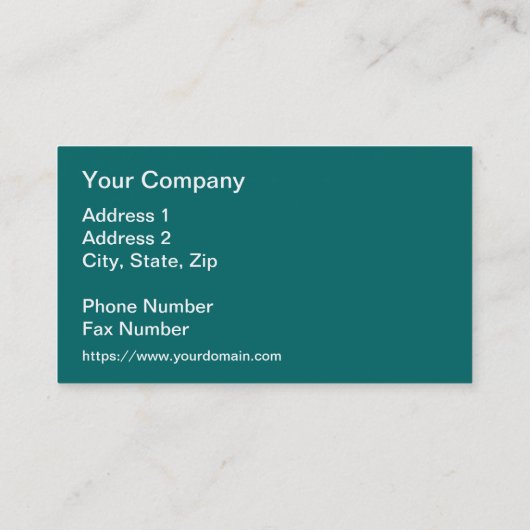 アラスカコラージュの北方灯 名刺 (裏面)