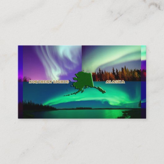 アラスカコラージュの北方灯 名刺 (正面)