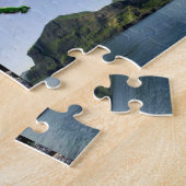 アラスカコラージュの岩風景 ジグソーパズル (側面)