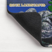 アラスカコラージュの岩風景 マウスパッド (コーナー)