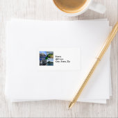 アラスカコラージュの岩風景 ラベル (インサイチュ)