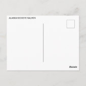 アラスカサケ葉書 ポストカード (裏面)