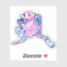 アラスカサマーインスパイア- 3" x 3"ステッカー