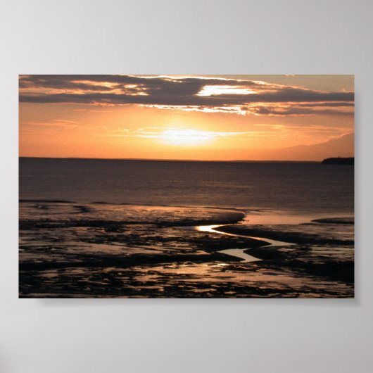 アラスカサンセットアット調理師インレット ポスター (正面)