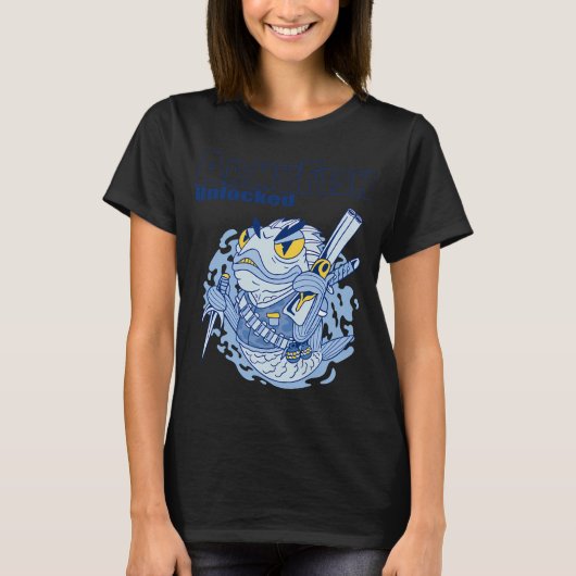 アラスカサーモンフィッシング Tシャツ (正面)