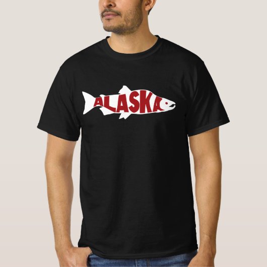 アラスカサーモン Tシャツ (正面)