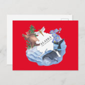 アラスカザラストフロンティア州はがき ポストカード (正面/裏面)