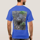 アラスカシャツの天気はいい Tシャツ (裏面)