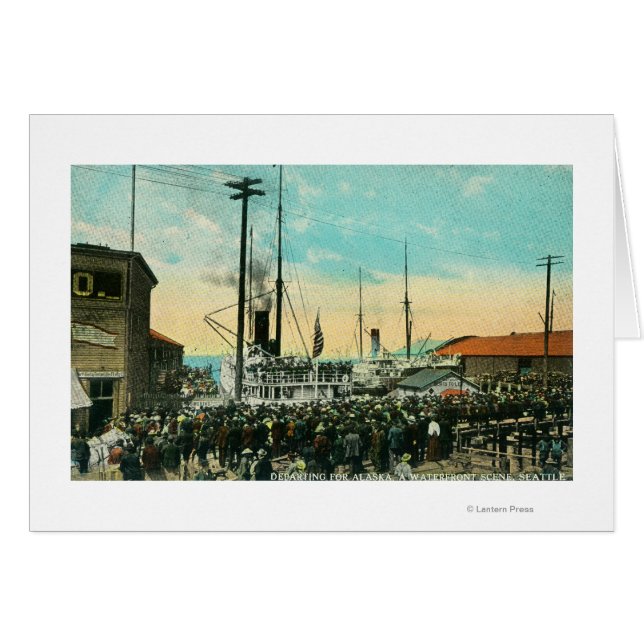 アラスカシーンへのウォーターフロント出発 (正面横)