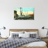 アラスカシーンへのウォーターフロント出発 キャンバスプリント (インサイチュ (寝室))