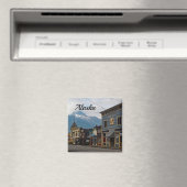 アラスカスカグウェイタウン建物写真 マグネット (インサイチュ (食洗機))