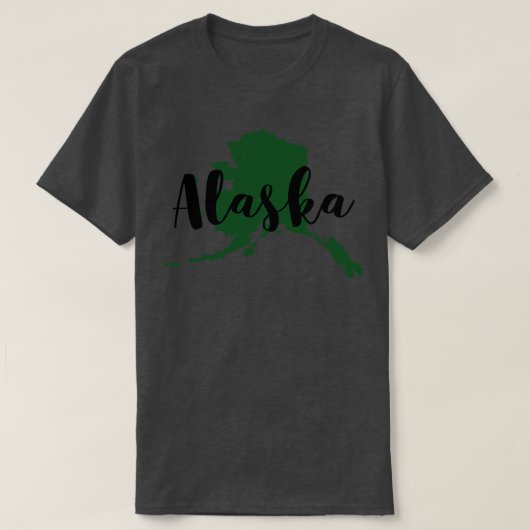 アラスカスクリプトTシャツ Tシャツ (デザイン正面)