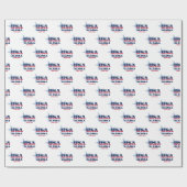 アラスカスターズアンドストライプズ州 ラッピングペーパー (フラット)