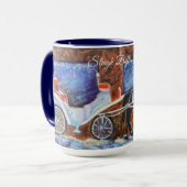 アラスカスレイベルリングや輪 ツートーンマグカップ (正面左)