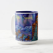 アラスカティスザシーズンホリデーキャプテン調理師ホテル ツートーンマグカップ (正面左)