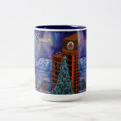 アラスカティスザシーズンホリデーキャプテン調理師ホテル ツートーンマグカップ (中央)