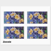 アラスカデイジーシール 長方形シール (シート)