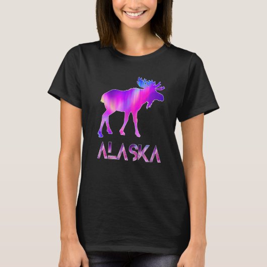 アラスカデイムースオーロラボレアリスアットナイト Tシャツ (正面)
