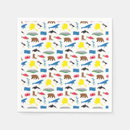 アラスカナプキンス スタンダードカクテルナプキン